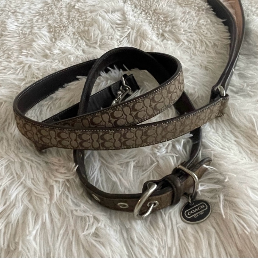 Coach Leash and Collar